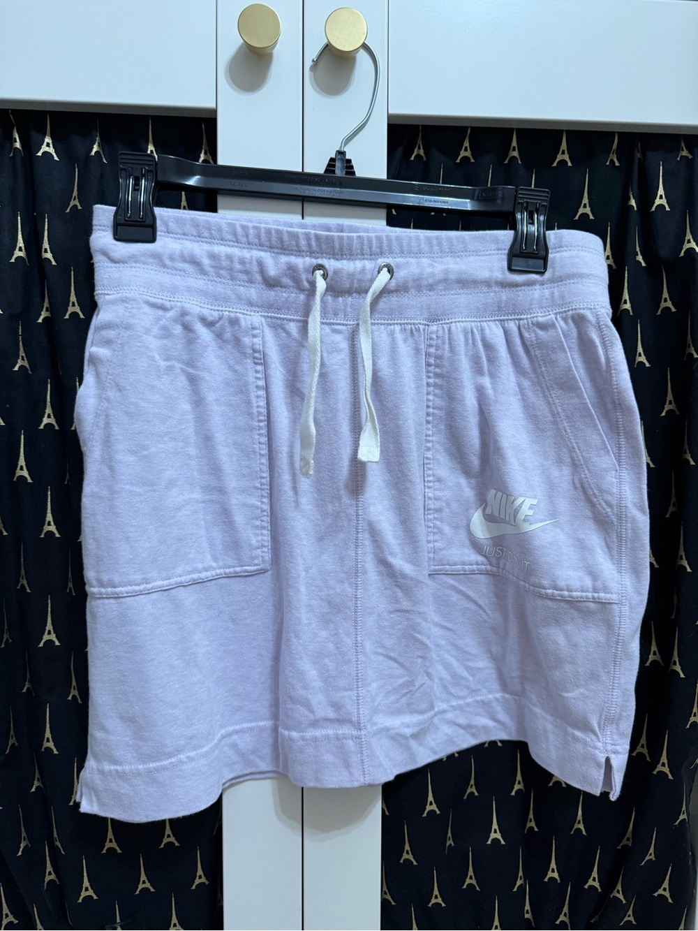 Nike Lavender Drawstring Sweat Skirt